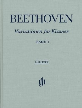 Beethoven: Piano Variations Volume 1 published by Henle (Cloth Bound)
