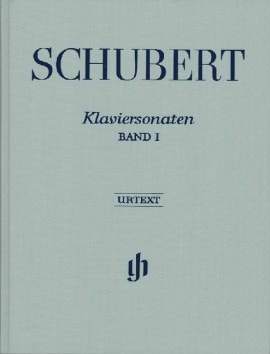Schubert: Piano Sonatas Volume 1 published by Henle (Cloth Bound)