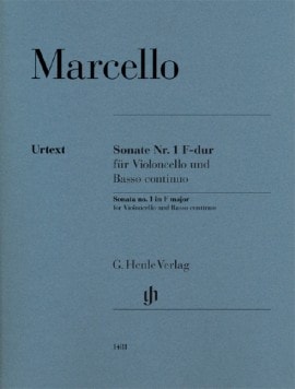 Marcello: Sonata No. 1 in F for Cello published by Henle