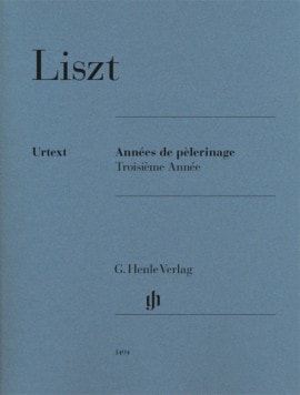 Liszt: Annes de Plerinage, Troisime Anne for Piano published by Henle
