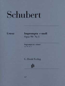 Schubert: Impromptu in C minor Opus 90/1 (D899) for Piano published by Henle