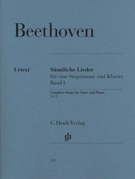 Beethoven: Complete Songs for Voice and Piano volume 1 published by Henle
