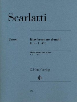 Scarlatti: Sonata in D minor K9 / L413 for Piano published by Henle