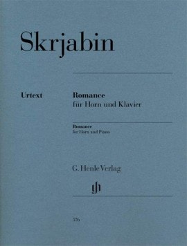 Scriabin: Romance for Horn published by Henle
