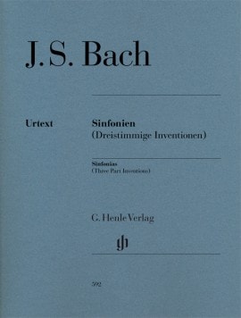 Bach: Sinfonias (Three Part Inventions) for Piano published by Henle
