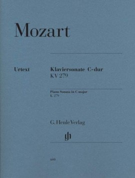 Mozart: Sonata in C K279 for Piano published by Henle