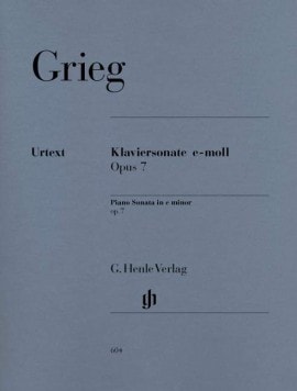 Grieg: Sonata in E Minor Opus 7 for Piano published by Henle