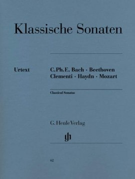 Classical Piano Sonatas published by Henle