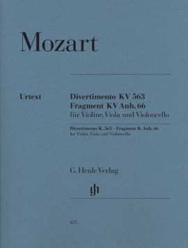 Mozart: String Trio in Eb Major K563 published by Henle