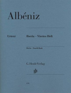 Albeniz: Iberia - Fourth Book for Piano published by Henle