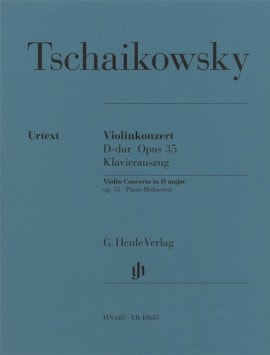 Tchaikovsky: Concerto in D Opus 35 for Violin published by Henle