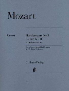 Mozart: Horn Concerto 2 in Eb KV417 for Horn published by Henle