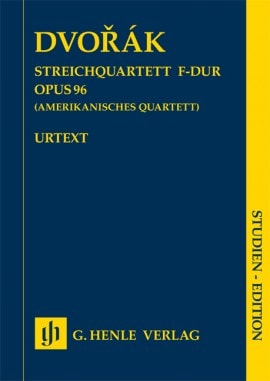Dvorak: String Quartet in F Major Opus 96 (American) (Study Score) published by Henle