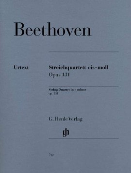 Beethoven: String Quartet in C# Minor Opus 131 published by Henle