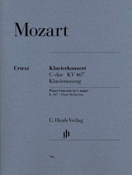 Mozart: Piano Concerto in C K467 published by Henle Urtext
