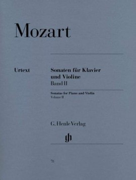 Mozart: Sonatas Volume 2 for Violin published by Henle Urtext