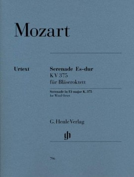 Mozart: Serenade in Eb major K375 for Octet published by Henle