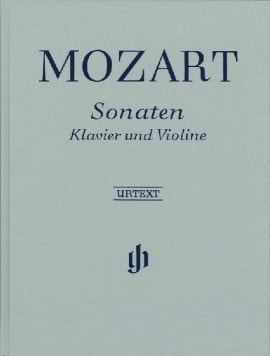 Mozart: Sonatas for Piano and Violin in One Volume published by Henle (Cloth Bound)