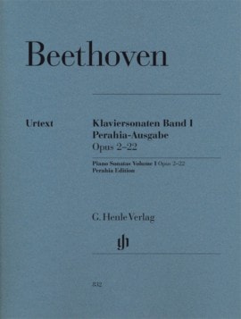 Beethoven: Piano Sonatas Volume 1 published by Henle (Perahia Edition)