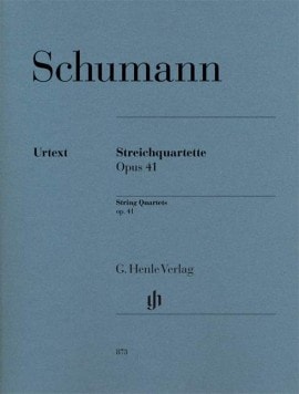 Schumann: String Quartets Opus 41 published by Henle