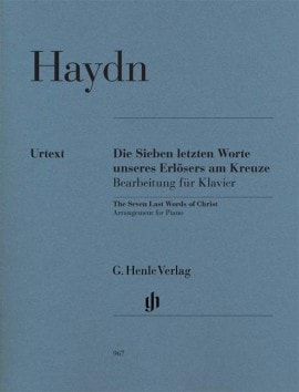 Haydn: The Seven Last Words of Christ Arr. for Piano published by Henle