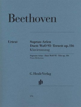 Beethoven: Soprano Arias, Duet WoO 93, Trio Opus 116 published by Henle