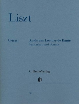 Liszt: Aprs une Lecture de Dante for Piano published by Henle Urtext