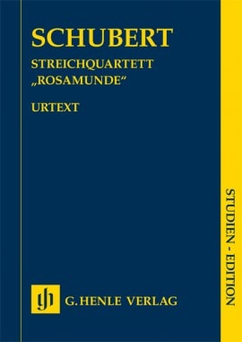 Schubert: String Quartet - Rosamunde D804 (Study Score) published by Henle