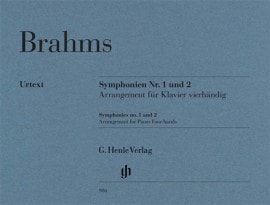 Brahms: Symphonies No. 1 and 2 for Piano Duet published by Henle