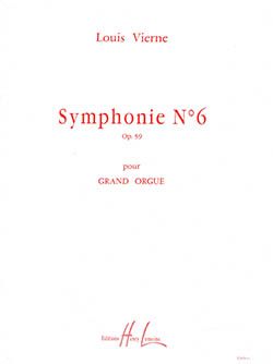 Vierne: Symphonie No 6 Opus 59 for Organ published by Lemoine
