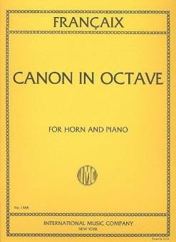 Francaix: Canon in Octave for Horn published by IMC