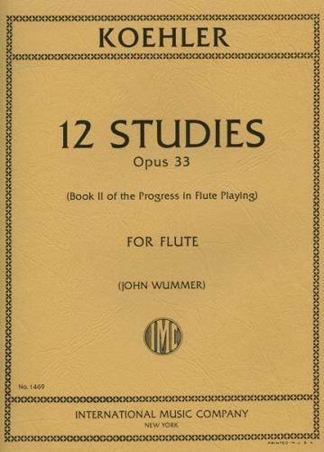 Kohler: Progress in Flute Playing Opus 33 Book 2 published by IMC