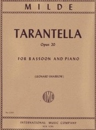 Milde: Tarantelle Opus 20 for Bassoon published by IMC