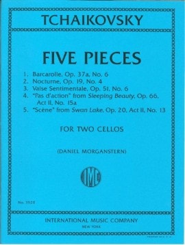 Tchaikovsky: Five Pieces for Two Cellos published by International (IMC)