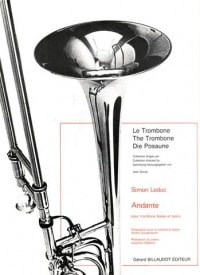 Leduc: Andante for Bass Trombone published by Billaudot