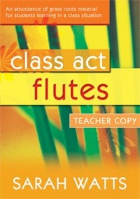 Class Act Flute - Teacher Book published by Mayhew