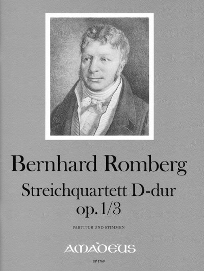 Romberg: String Quartet in D Major Opus 1 / 3 published by Amadeus