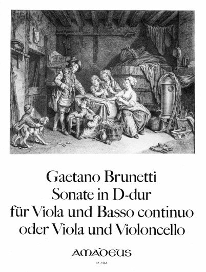 Brunetti: Sonata D major for Viola published by Amadeus