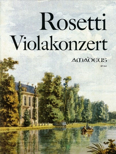 Rosetti: Concerto in G RWV C15 for Viola published by Amadeus