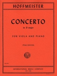 Hoffmeister: Concerto in D for Viola published by IMC