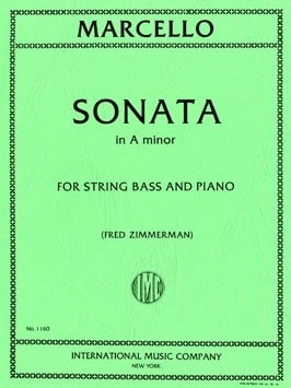 Marcello: Sonata in A Minor for Double Bass published by IMC