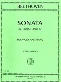 Beethoven: Horn Sonata Opus 17 arranged for Viola published by IMC