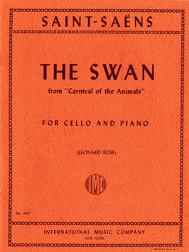 Saint-Saens: The Swan (Le Cygne) for Cello published by IMC