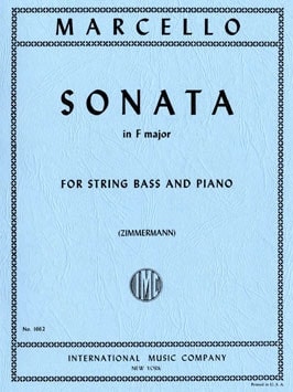 Marcello: Sonata in F for Double Bass published by IMC