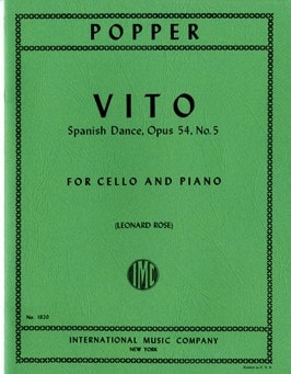 Popper: Vito Opus 54/5 for Cello published by IMC