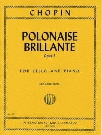 Chopin: Polonaise Brillante Opus 3 for Cello published by IMC