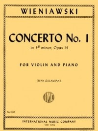 Wieniawski: Concerto Number 1 in F# Minor for Violin published by IMC