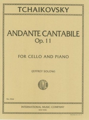 Tchaikovsky: Andante Cantabile Opus 11 for Cello published by IMC