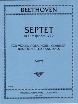 Beethoven: Septet in Eb Opus 20 published by IMC