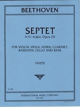 Beethoven: Septet in Eb Opus 20 published by IMC